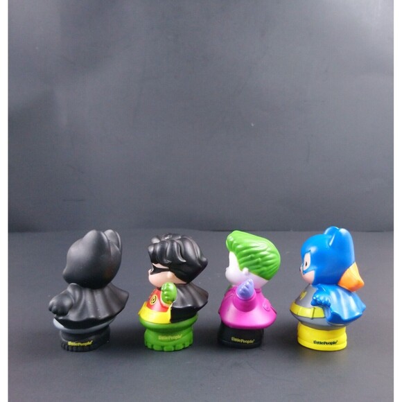 Fisher Price Little People Batman Batgirl Robin Joker Figure Toys - Picture 4 of 4